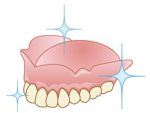 入れ歯にもメインテナンスは必要です