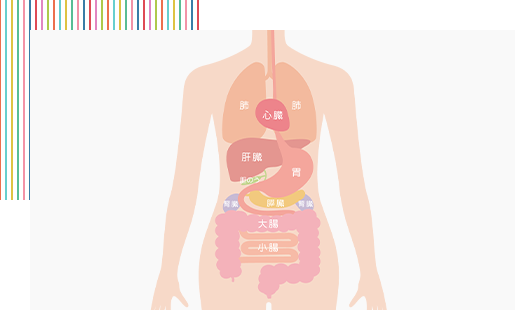 内科と連携し、全身を管理